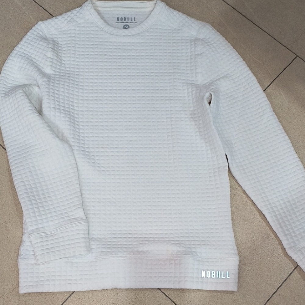 NOBULL White Men's Sweater